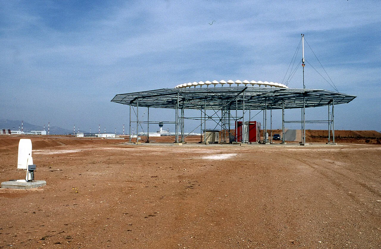 Terminal VOR/DME navaid at Athens International Airport LGAV