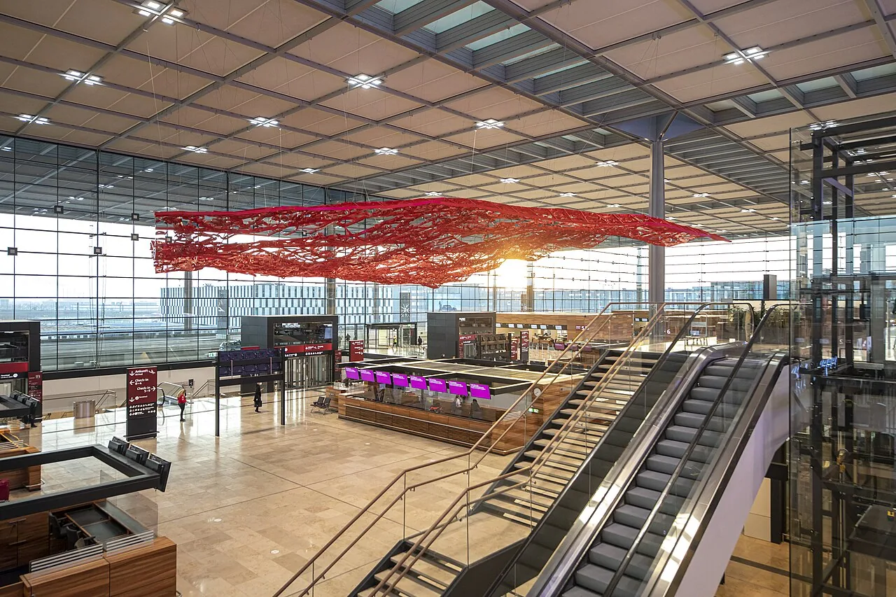 Red carpet, Berlin Brandenburg Airport Terminal 1
