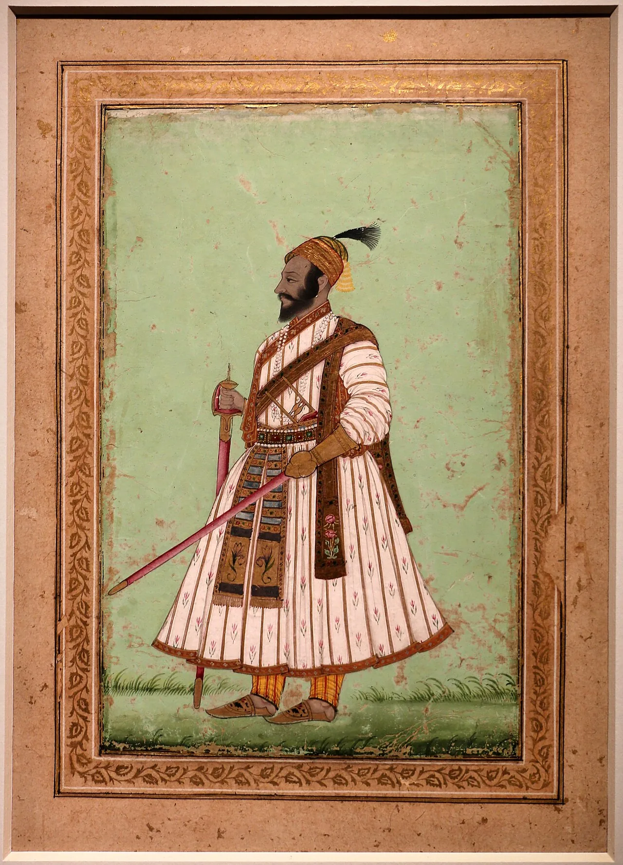 Deccan, ritratto di chhatrapati shivaji maharaj, bijapur 1675 ca