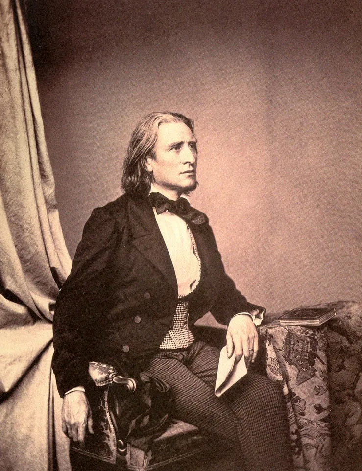 Composer and pianist Franz Liszt