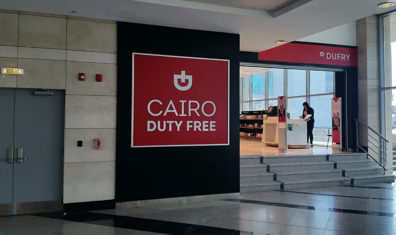Cairo Duty Free shop at Cairo Airport (CAI/HECA) Terminal 2.