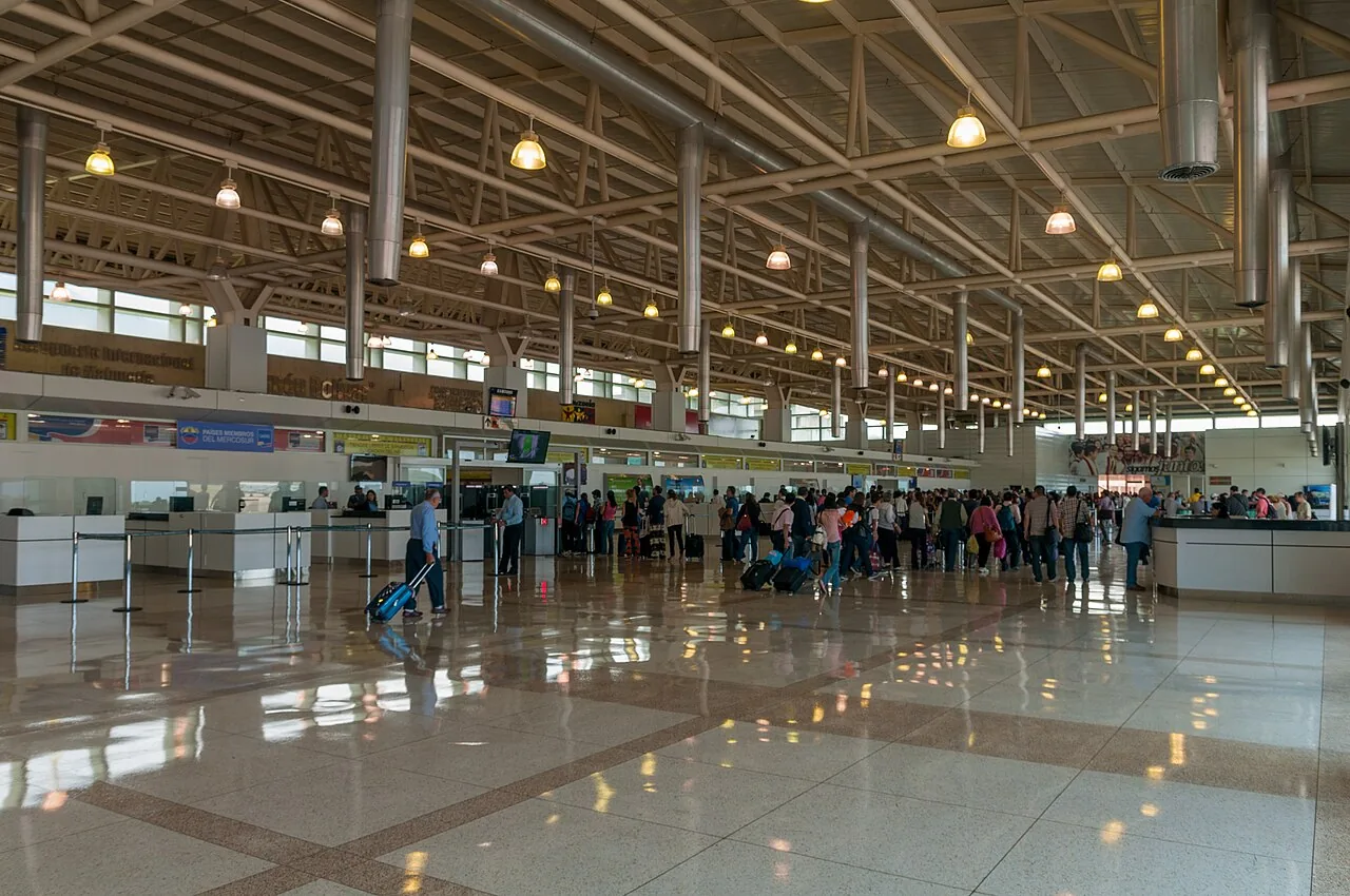 Simón Bolívar International Airport, Caracas, Venezuela.