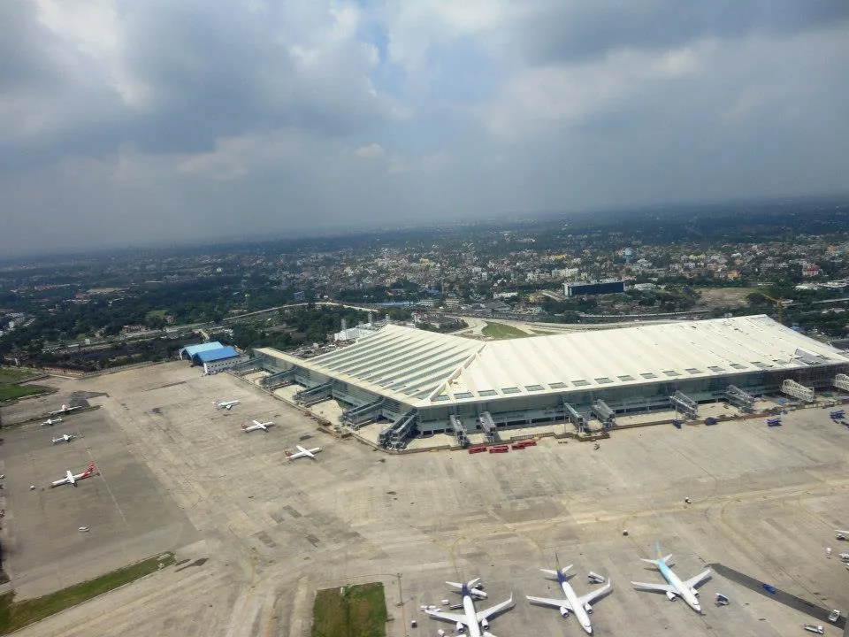 Bird eye view of the new terminal