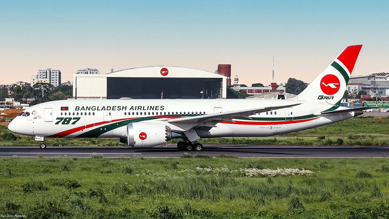 Biman Bangladesh Airlines - S2-AJV - The Gaangchil - Boeing 787-8 Dreamliner - 40125 - HSIA.