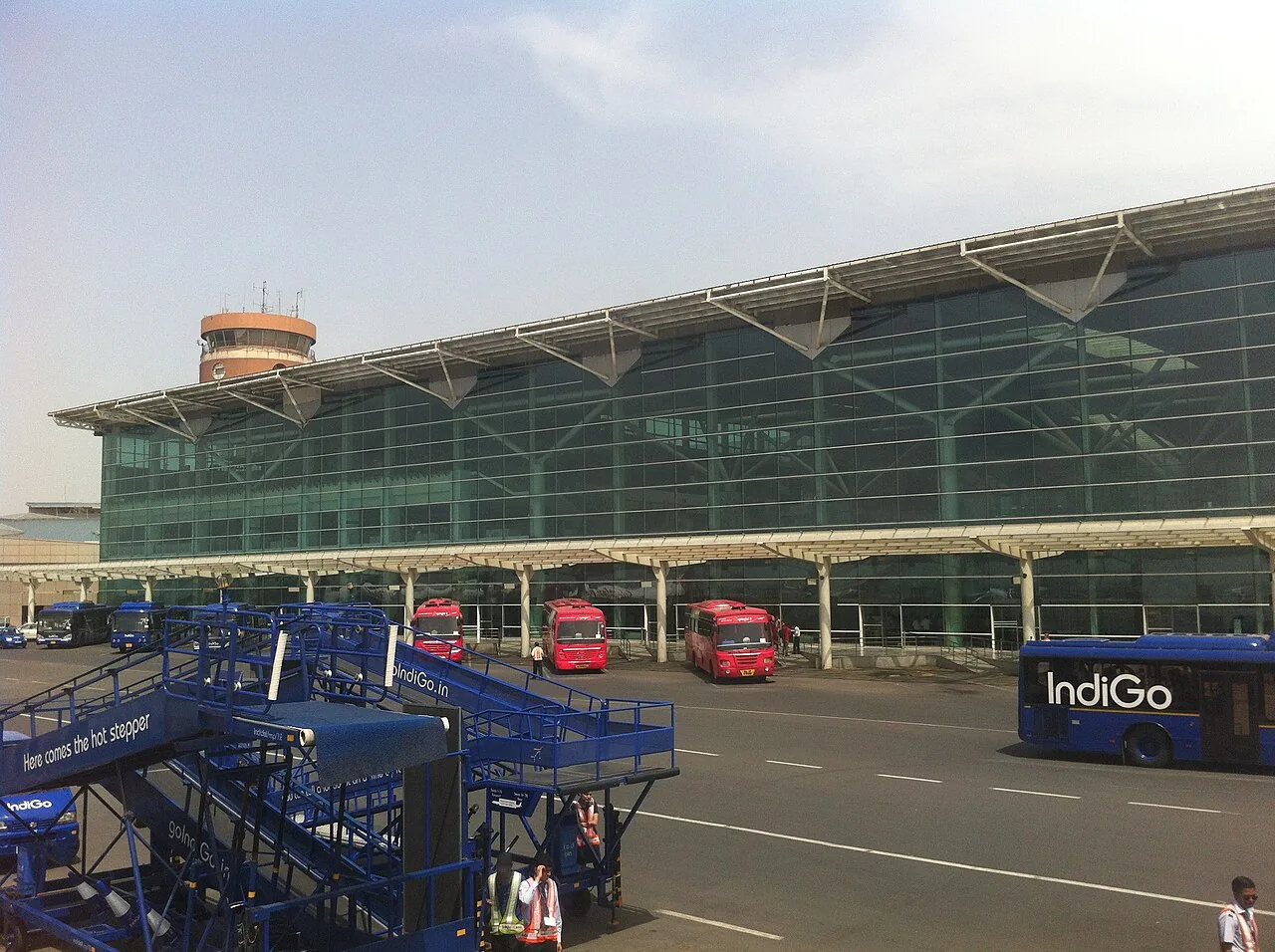 This is the IGI Airport in New Delhi. This picture is of Terminal 1D
