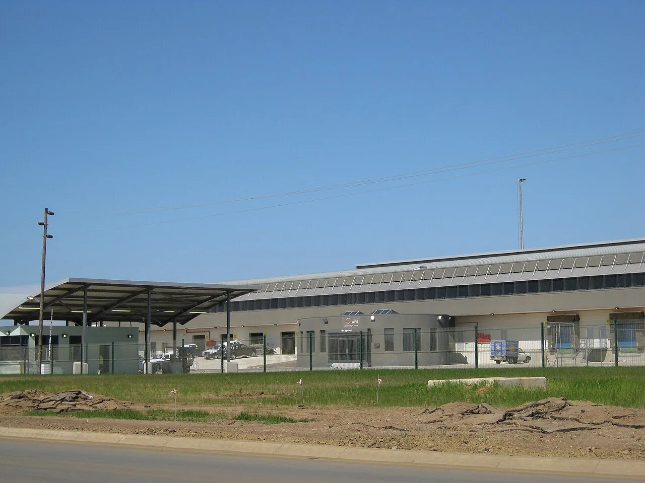The cargo terminal at King Shaka International Airport