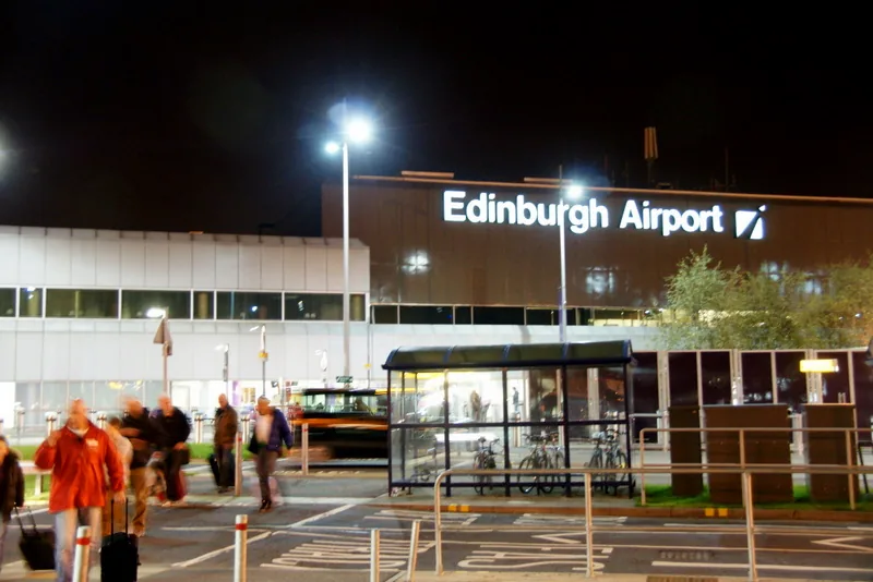 Main terminal building at Edinburgh Airport