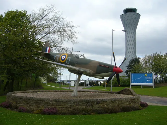603 Squadron Spitfire Memorial, Edinburgh Airport