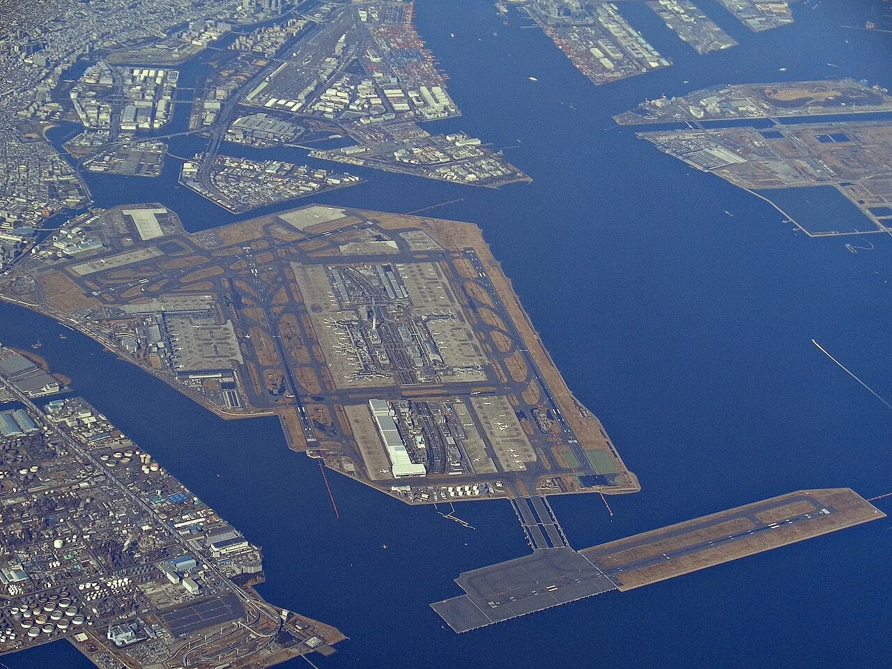 東京国際空港全体の空中写真（2024年）