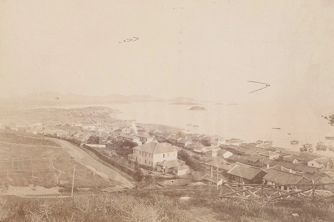 Ville de Chémulpo, ouverte au Commerce étranger, à l'embouchure de la rivière de Séoul