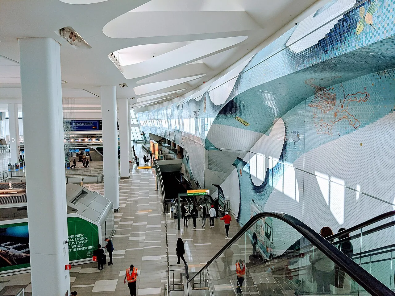 LaGuardia Airport departure hall