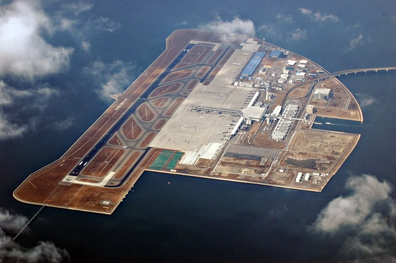 Aerial view of Chubu International Airport