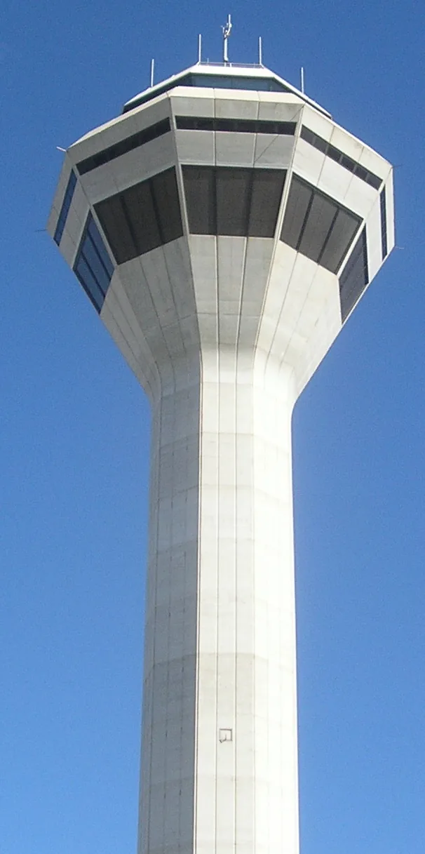 Perth's International Airport tower, Perth, Western Australia. Taken by Ali_K in April 2006.