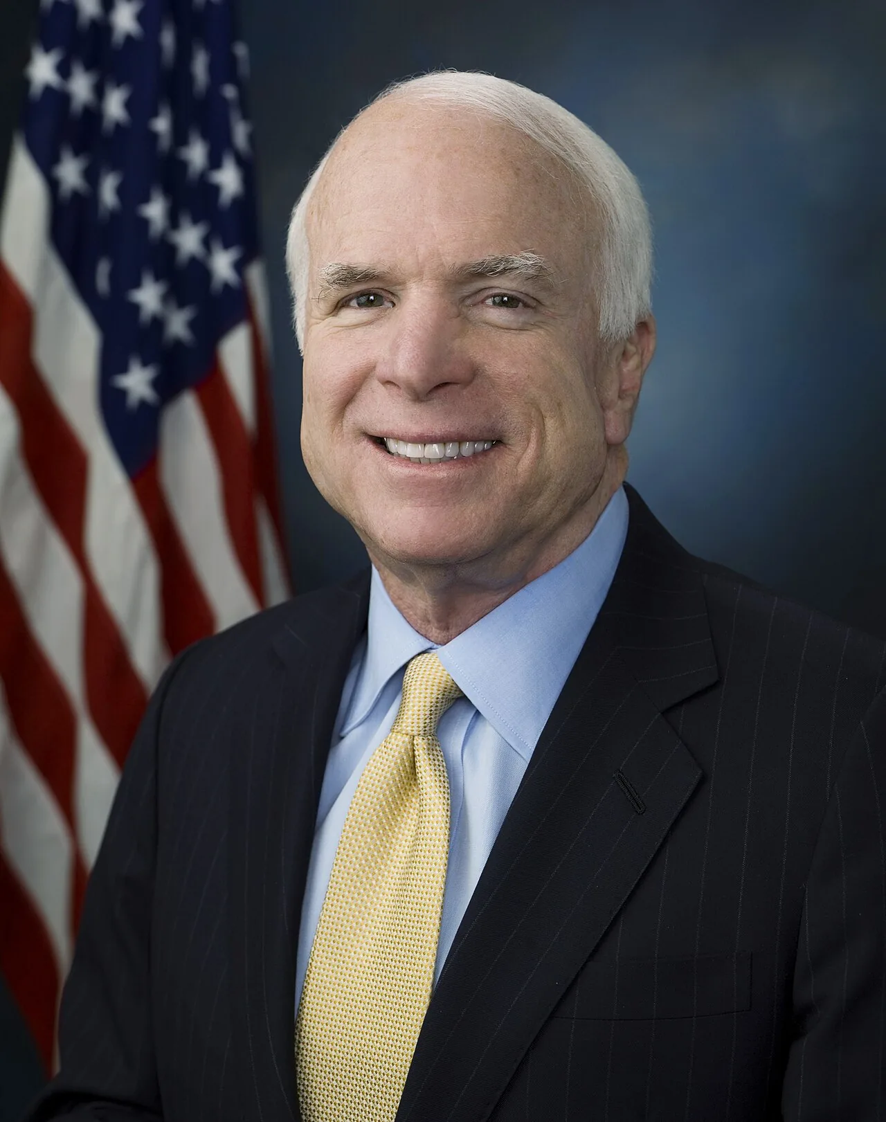 John McCain official photo portrait.