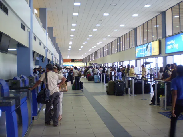 Vista do saguão principal do Aeroporto Internacional Tocumen