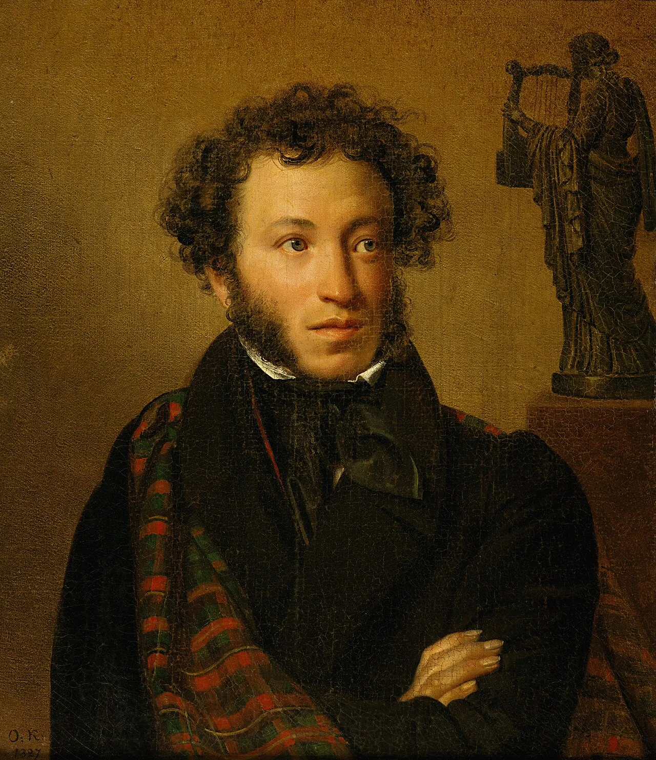Orest Kiprensky   Портрет поэта А.С.Пушкина   Google Art Project