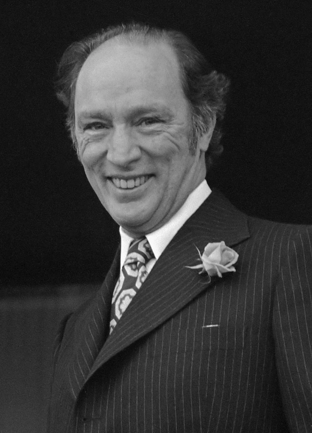 Prime Minister Pierre Trudeau at a reception by Juliana, Queen of The Netherlands
